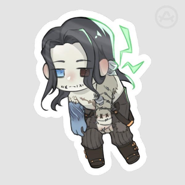 [ Deadlock ] Victor Zipline Glossy Sticker 1.4" x 2"
