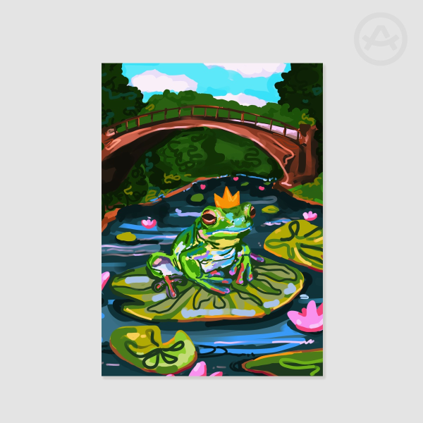 princess the frog print