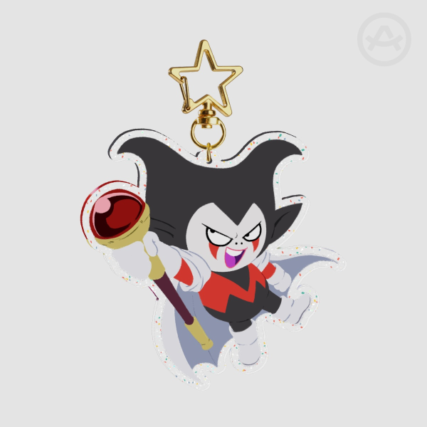 Daima Gomah Glitter Acrylic Keychain