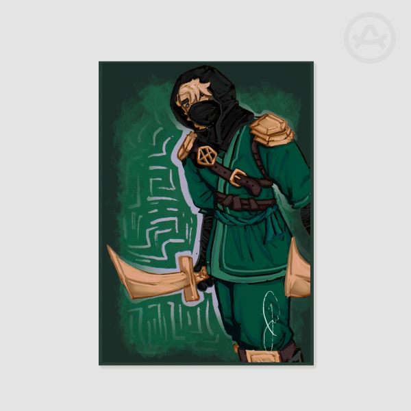 Enemy Lloyd Ninjago Poster Print