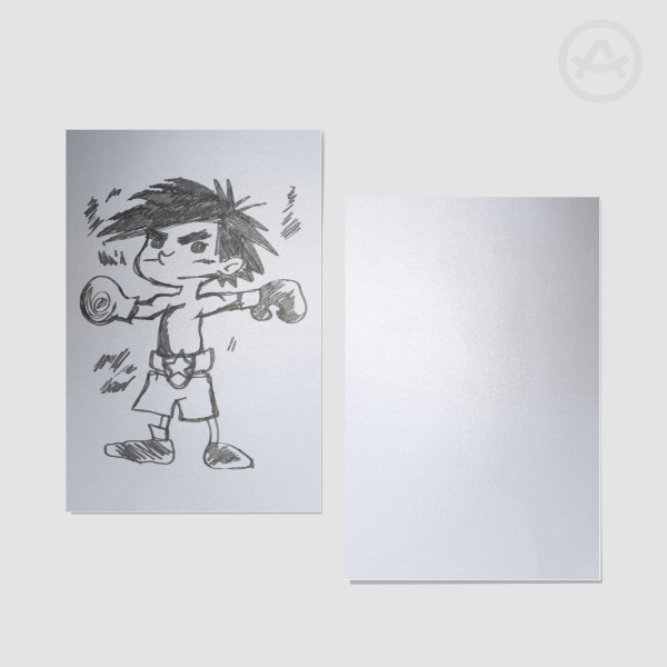 Sachi's Joe Drawing Postcard Print