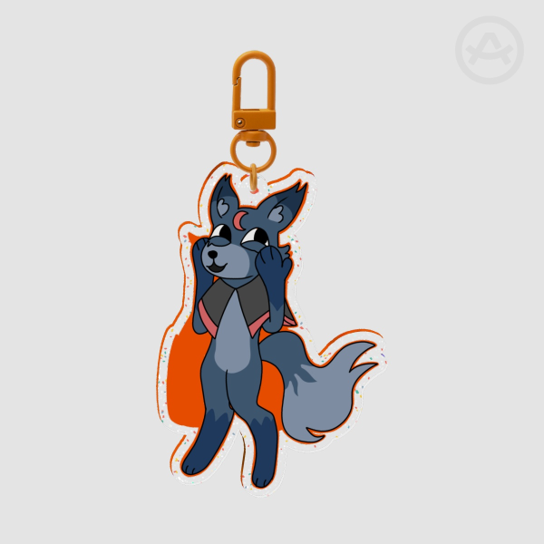 Eclipse glitter Keychain