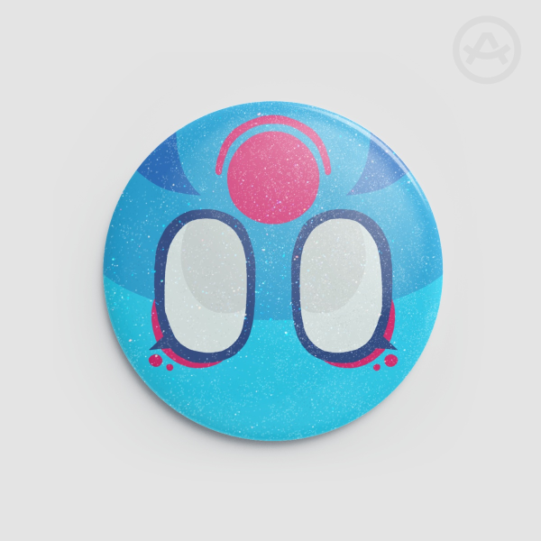 [RW] Looks to the Moon Face Pin