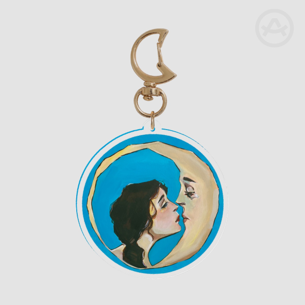 moon and muse keychain