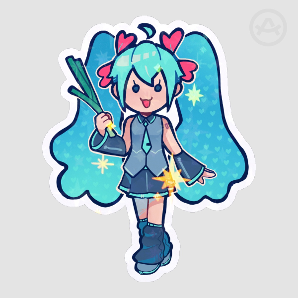 Hatsune Miku Die Cut Sticker
