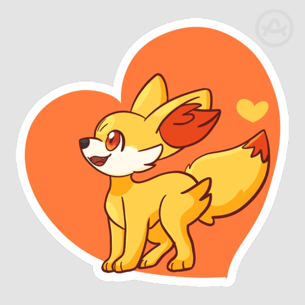 Fennekin Sticker