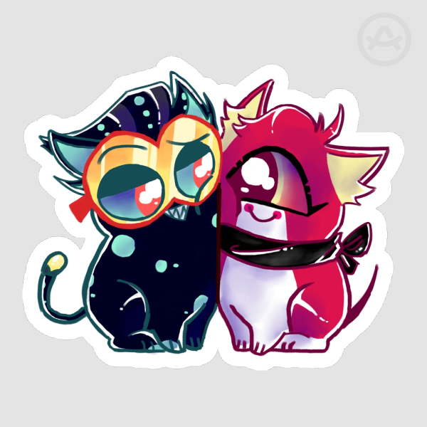 Madmaid Cats Sticker