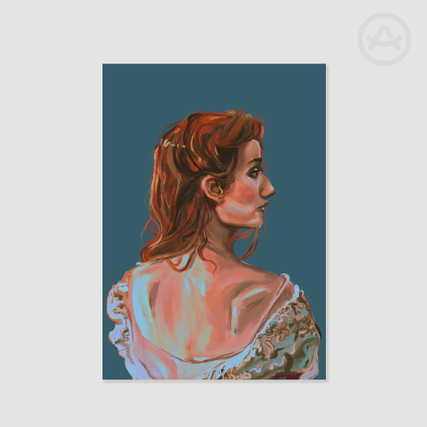 portrait of a lady print