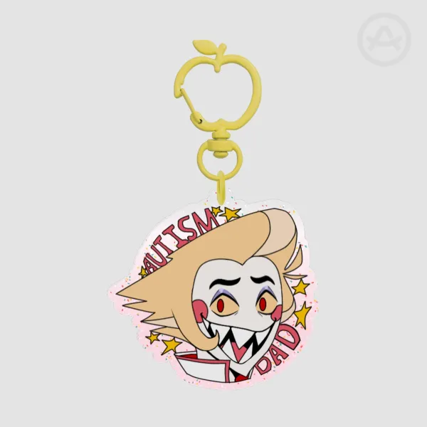 Lucifer Autism Dad Acrylic Keychains