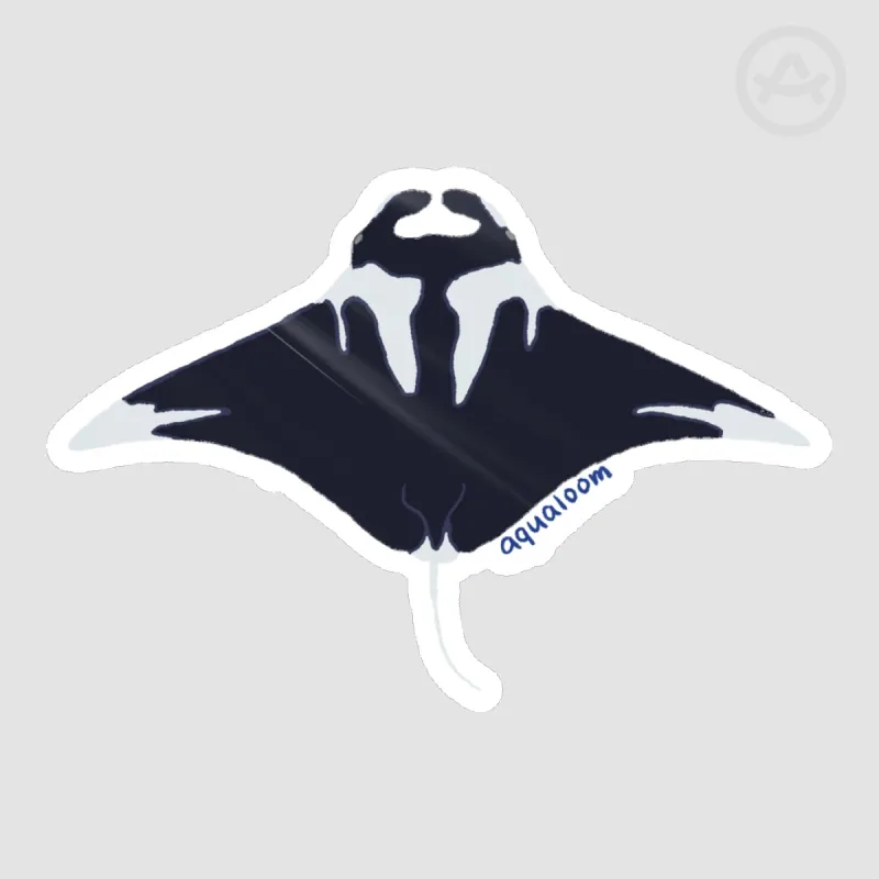 Manta Ray Stickers by Aqualoom - ACGGOODS