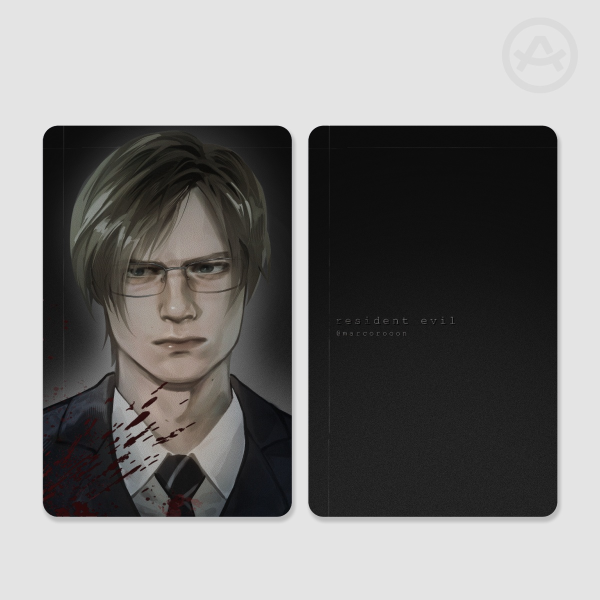 ALL SUITED UP: Leon S. Kennedy Silver Photocard