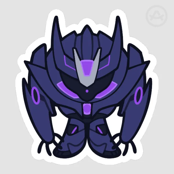 TFP Soundwave Mini Sticker