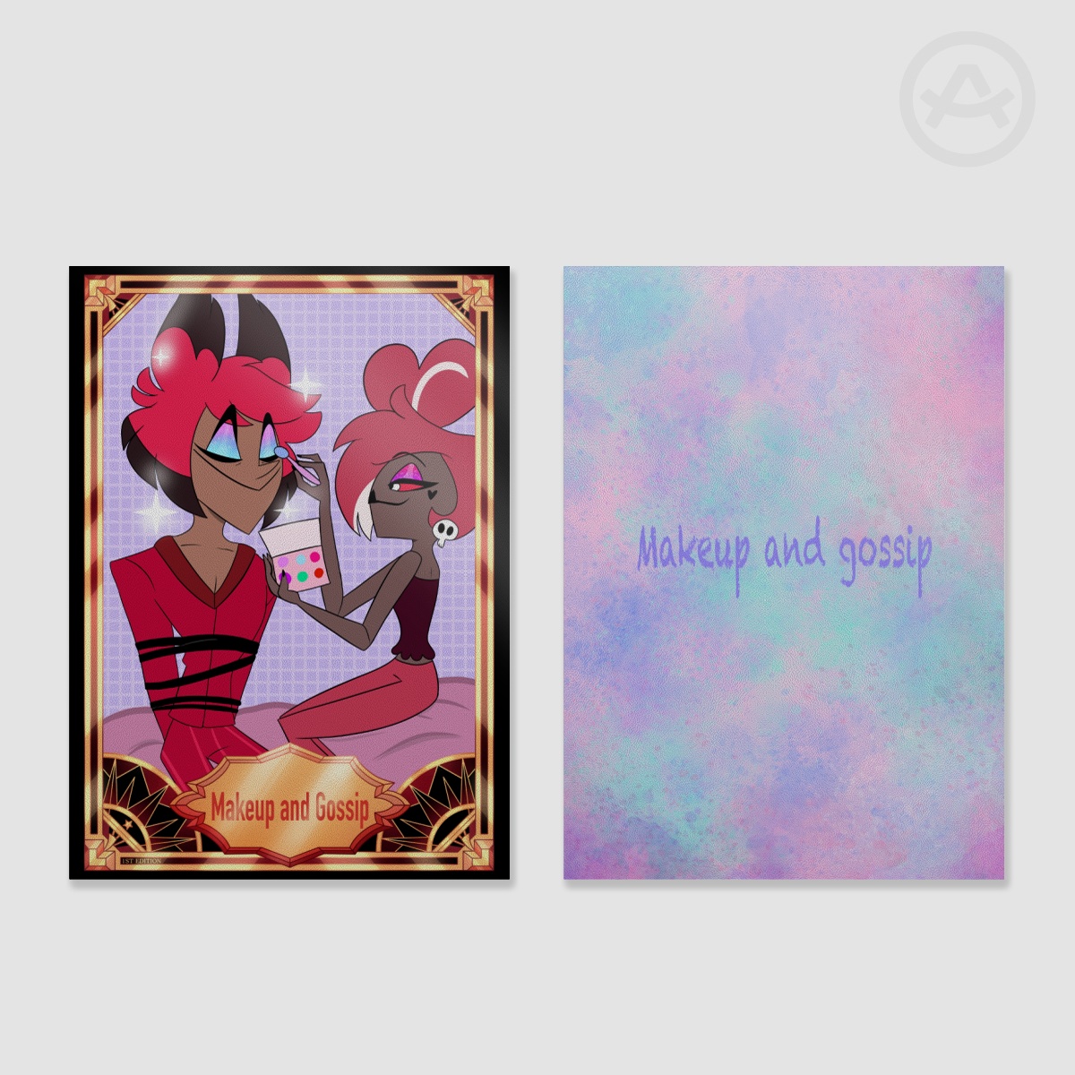 Hazbin hotel Alastor and Velvette card by Wendy321rs - ACGGOODS