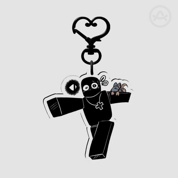 Sinner / John Grace keychain