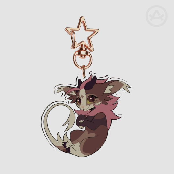 Chibi furry keychain