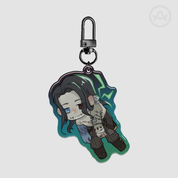 [ Deadlock ] Victor Zipline Epoxy Acrylic Keychain 1.6" x 2.3"