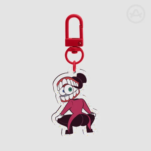 Caine Glitter Acrylic Keychain