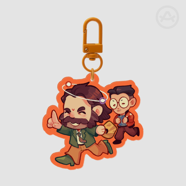 DISCO ELYSIUM - Harry & Kim Acrylic Keychain