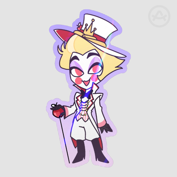 Lucifer Holo Light sticker