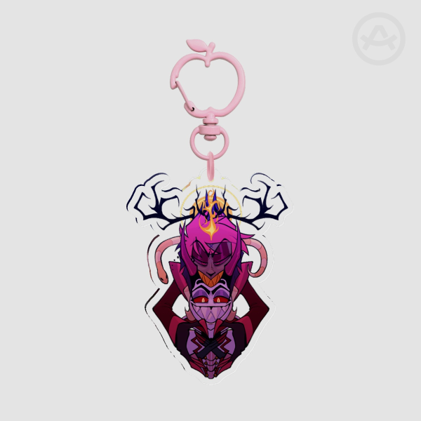 Appleradio Clear Acrylic Keychains