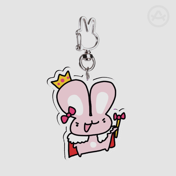 Queen Bunni Keychain