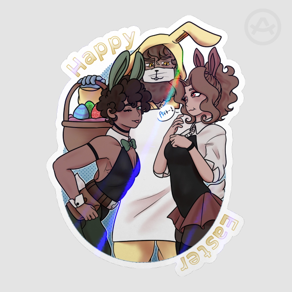Bloody Delights - Varessa, Kalin and Gavert || Easter Sticker