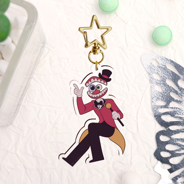Caine (TADC) Clear Acrylic Keychains