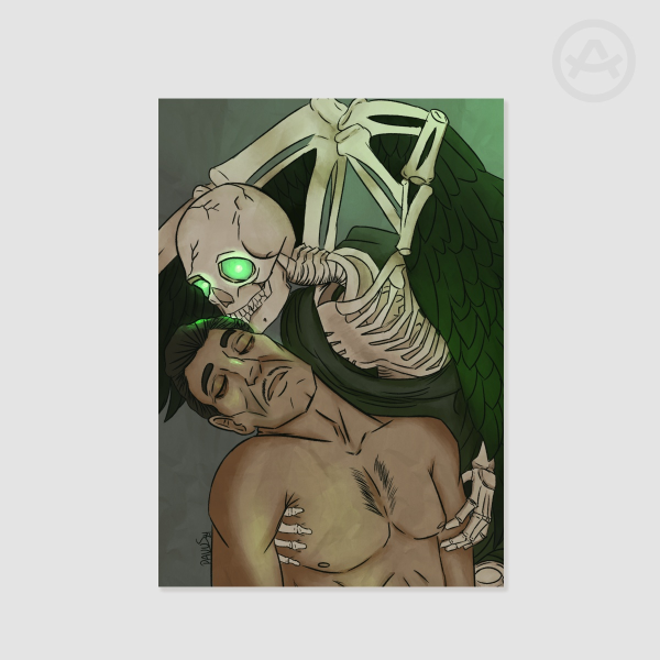 Kiss of Death - Emmerich Volkarin A4 Print