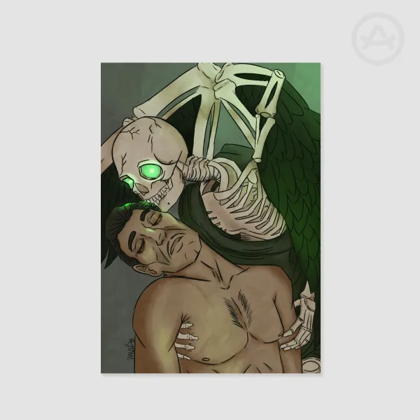 Kiss of Death - Emmerich Volkarin A4 Print