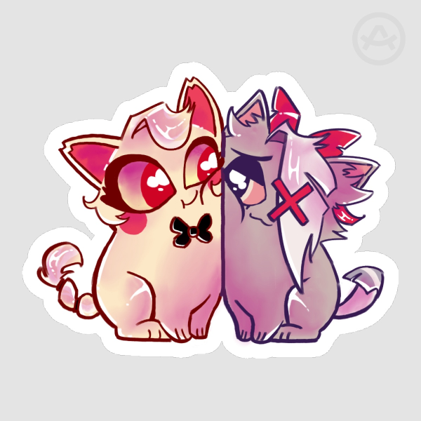 Chaggie Cats Sticker