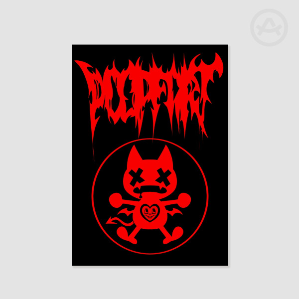 POOPFART BAND FLYER (21x29.7cm poster)