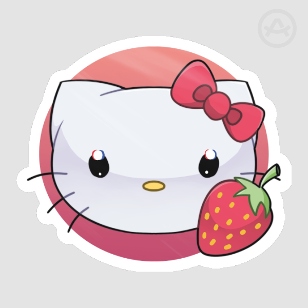 Hello Kitty Sanrio Die Cut Sticker