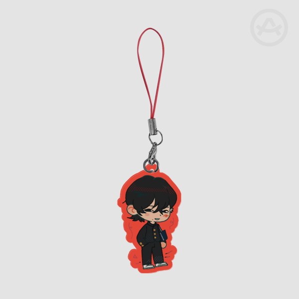 Colored Edge Acrylic Keychains