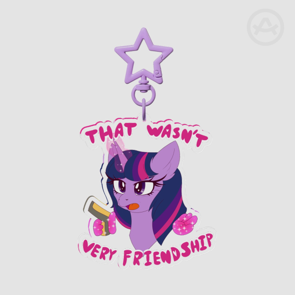 Not Very Friendship- Keychain