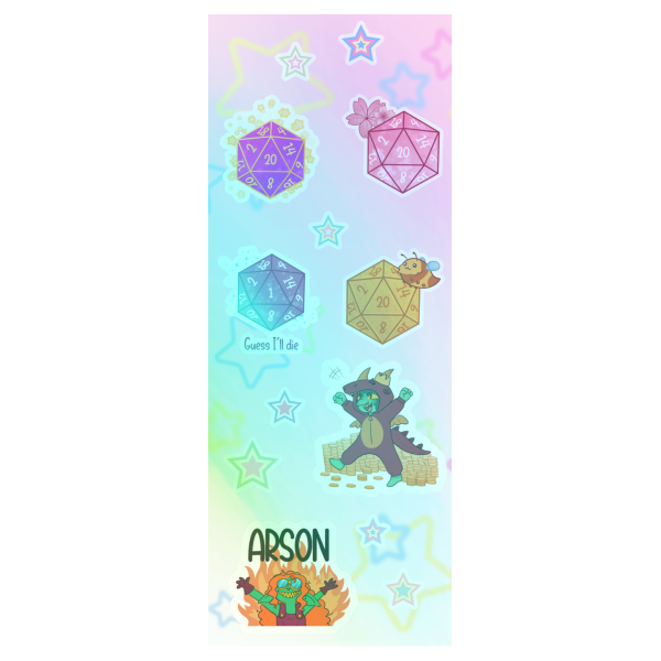 DND Sticker Sheet