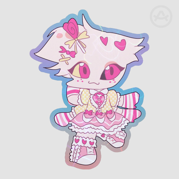 Hazbin Hotel Decora Angel Dust Sticker