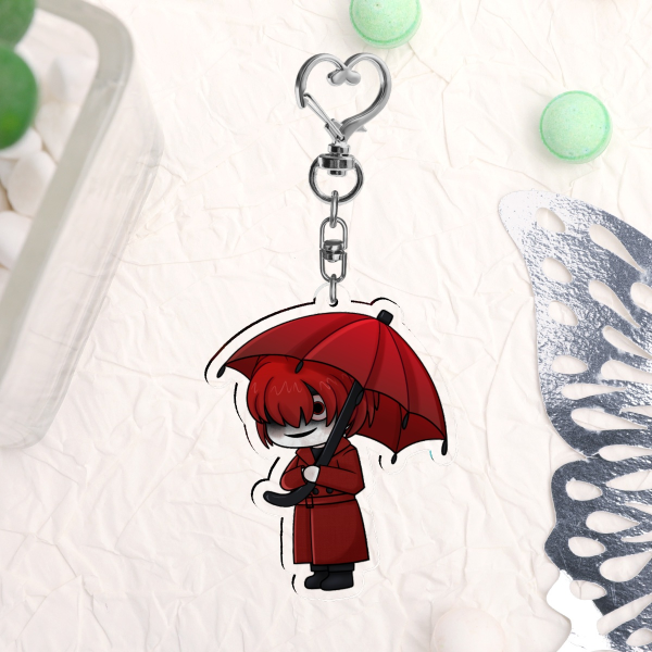 Mr Scarletella Keychain