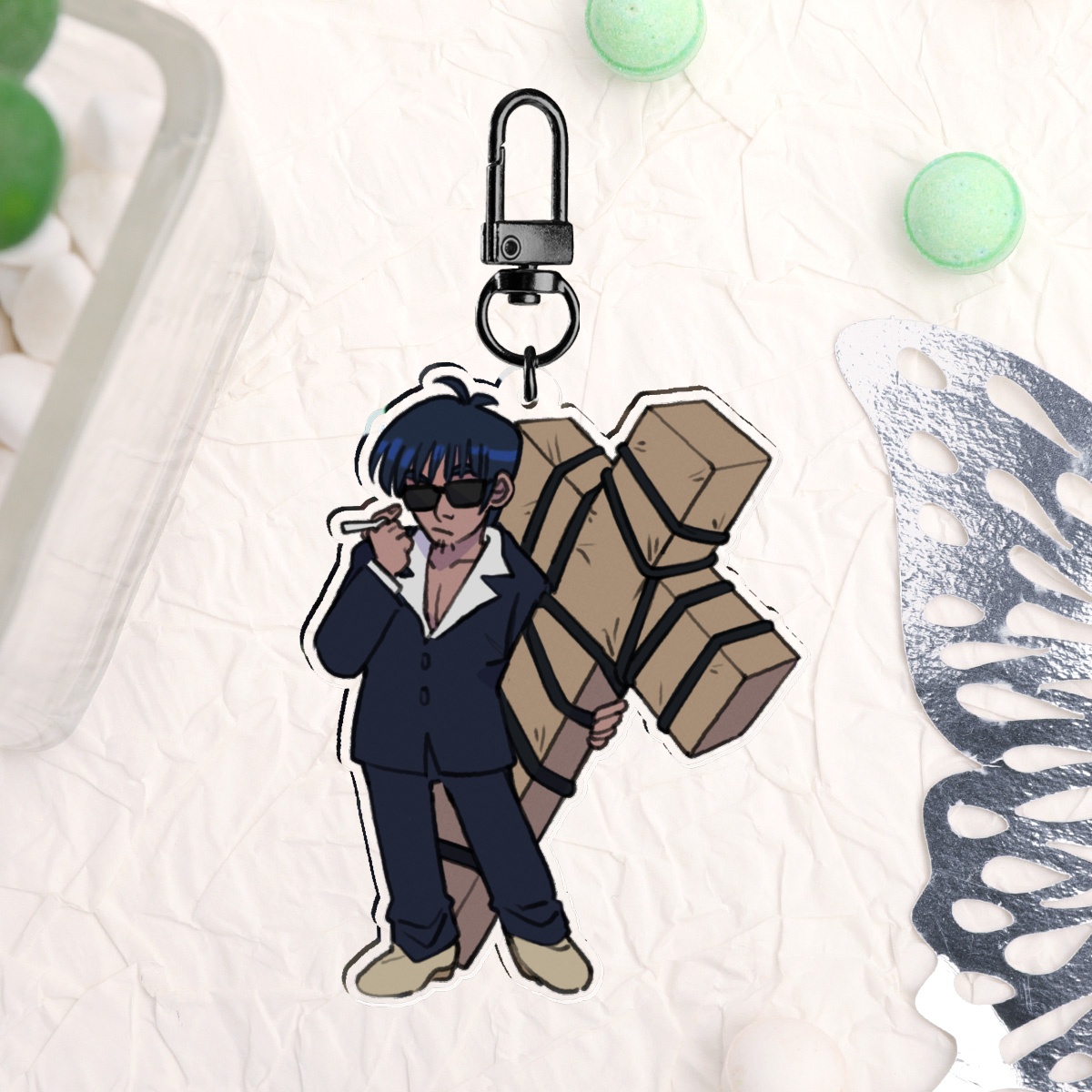 Wolfwood || Clear keychain