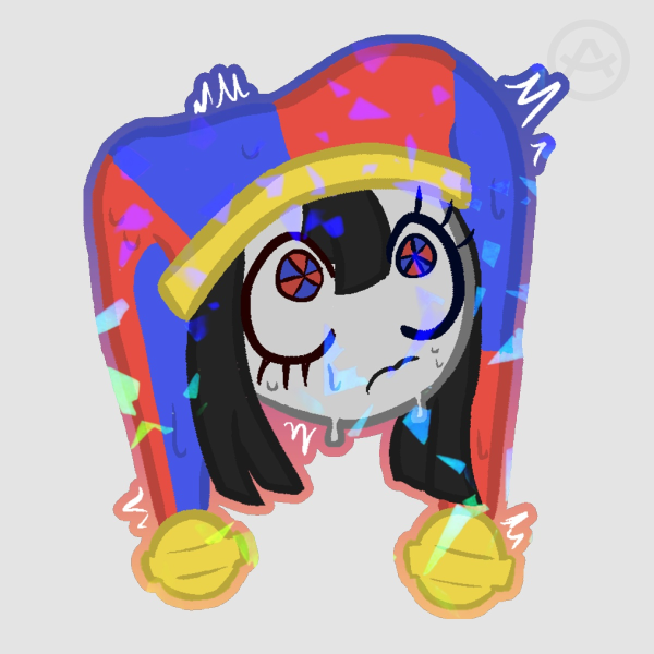 Pomni || The Amazing Digital Circus TADC Die Cut Sticker