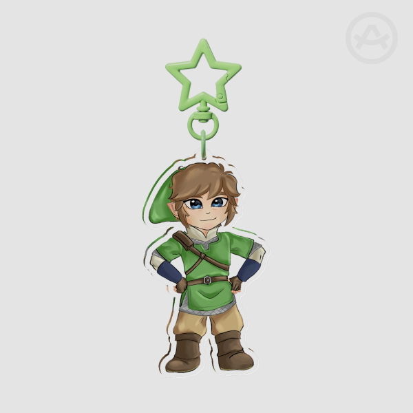 Skyward Sword Link Keychain