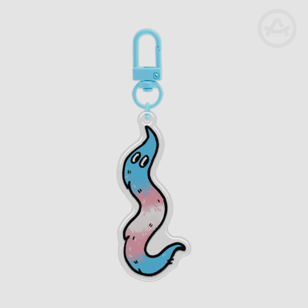 Trans Pride Worm Charm