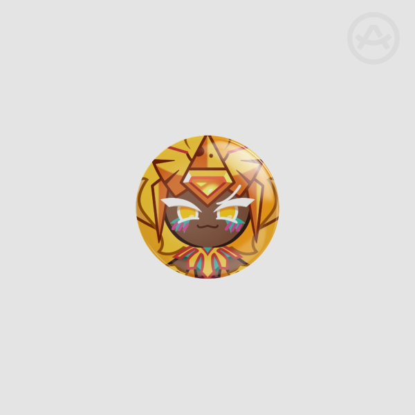 The Cute Golden Goddess Badge