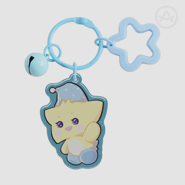 NMIXX Bae - Epoxy Glitter Acrylic Keychains