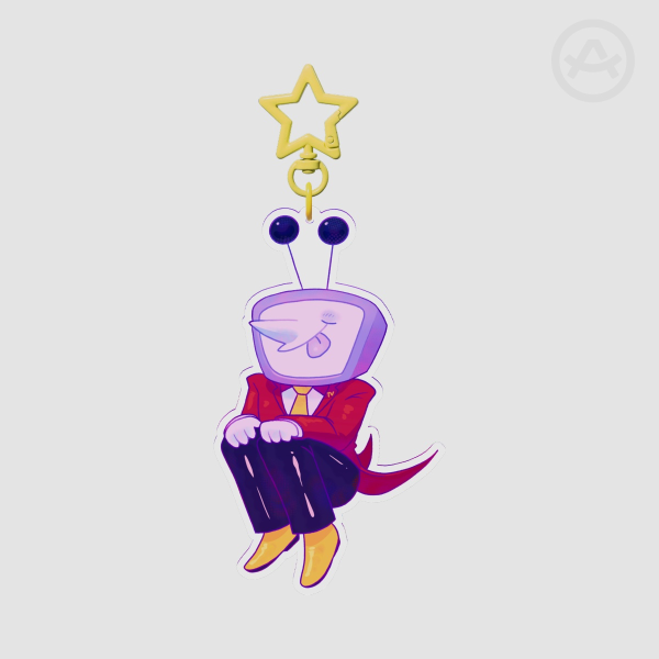Goober Tenna Plastic Keychain