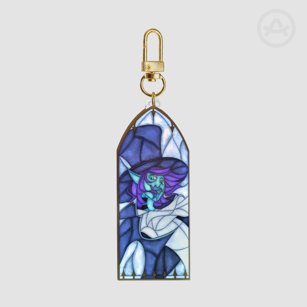 Basil - Stained Glass || OC || Ripple Acrylic Keychains