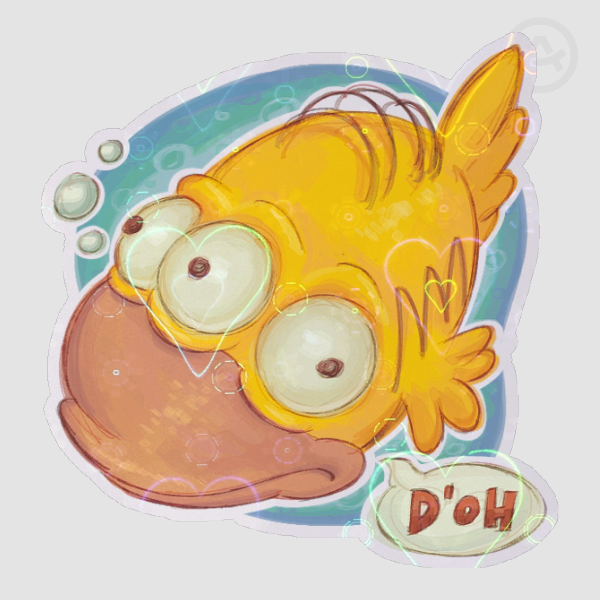 Three-Eyed Fish Homer - FAN ART