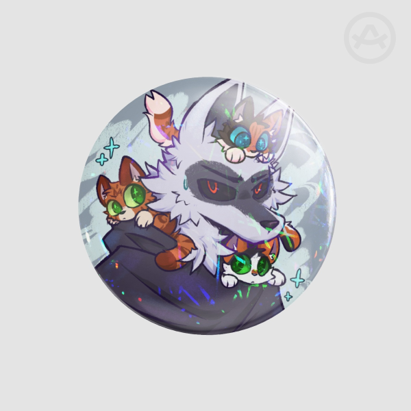 Uncle Death round pin
