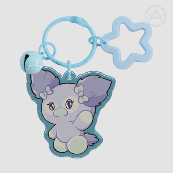 NMIXX Lily - Epoxy Glitter Acrylic Keychains