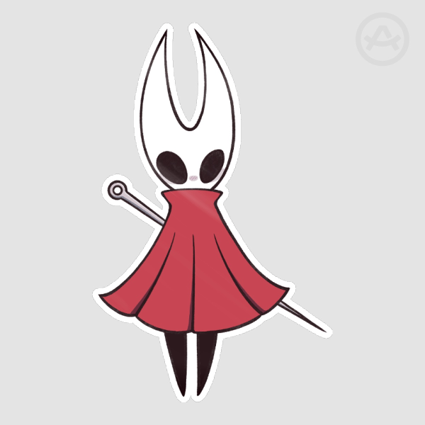 Silksong Hornet Sticker