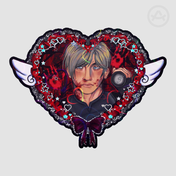 Leon Heart Sticker